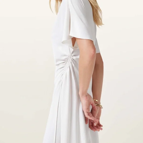 All saints ROSIE SHORT SLEEVE MIDI DRESS - Picture 5 of 12